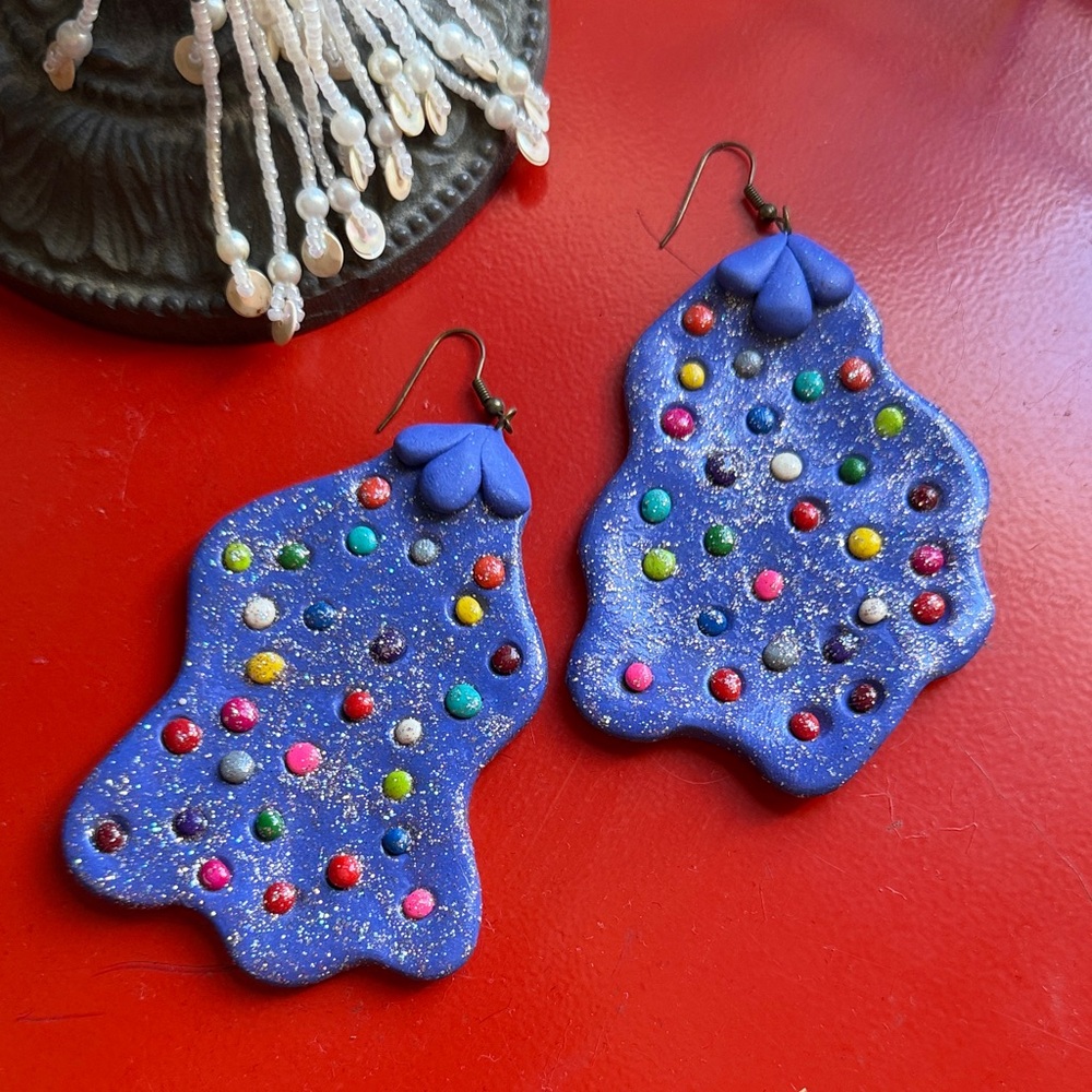 Colorful Glitter Earrings